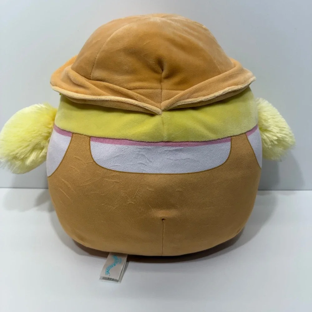 Squishmallows Aimee the Chick Gardener 12 Inch Yellow Plush Kellytoy
